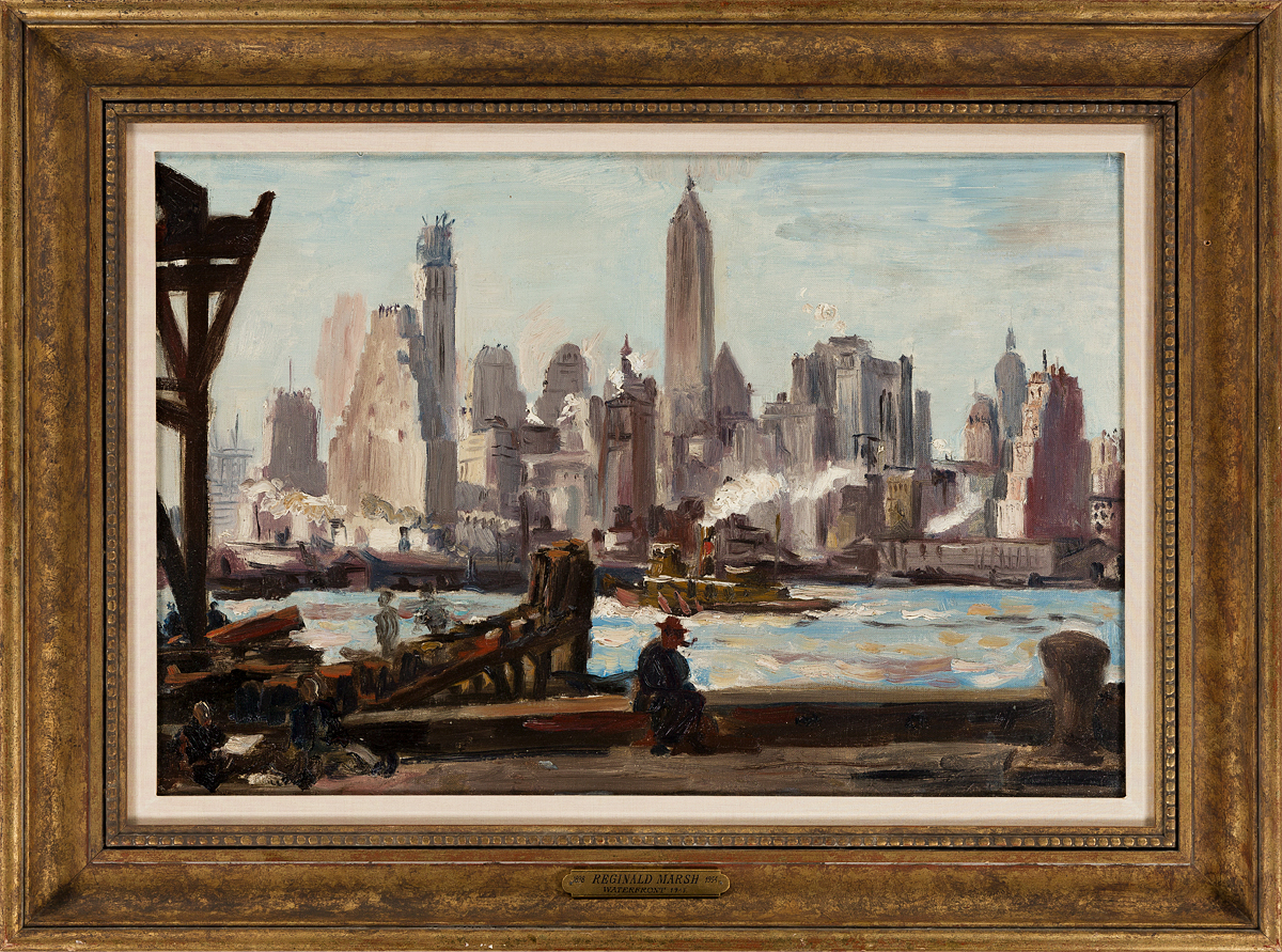REGINALD MARSH (1898-1954) The Waterfront, New York.
